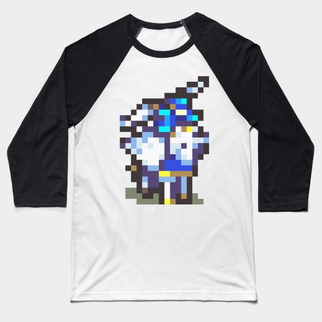 Falcon Knight Sprite Baseball T-Shirt by SpriteGuy95